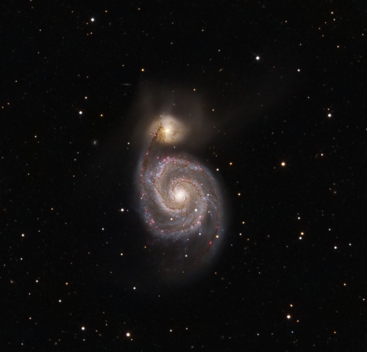 M51 Whirlpool  Galaxy